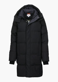 Ullr Down Hoodie Parka - background::white,variant::Black