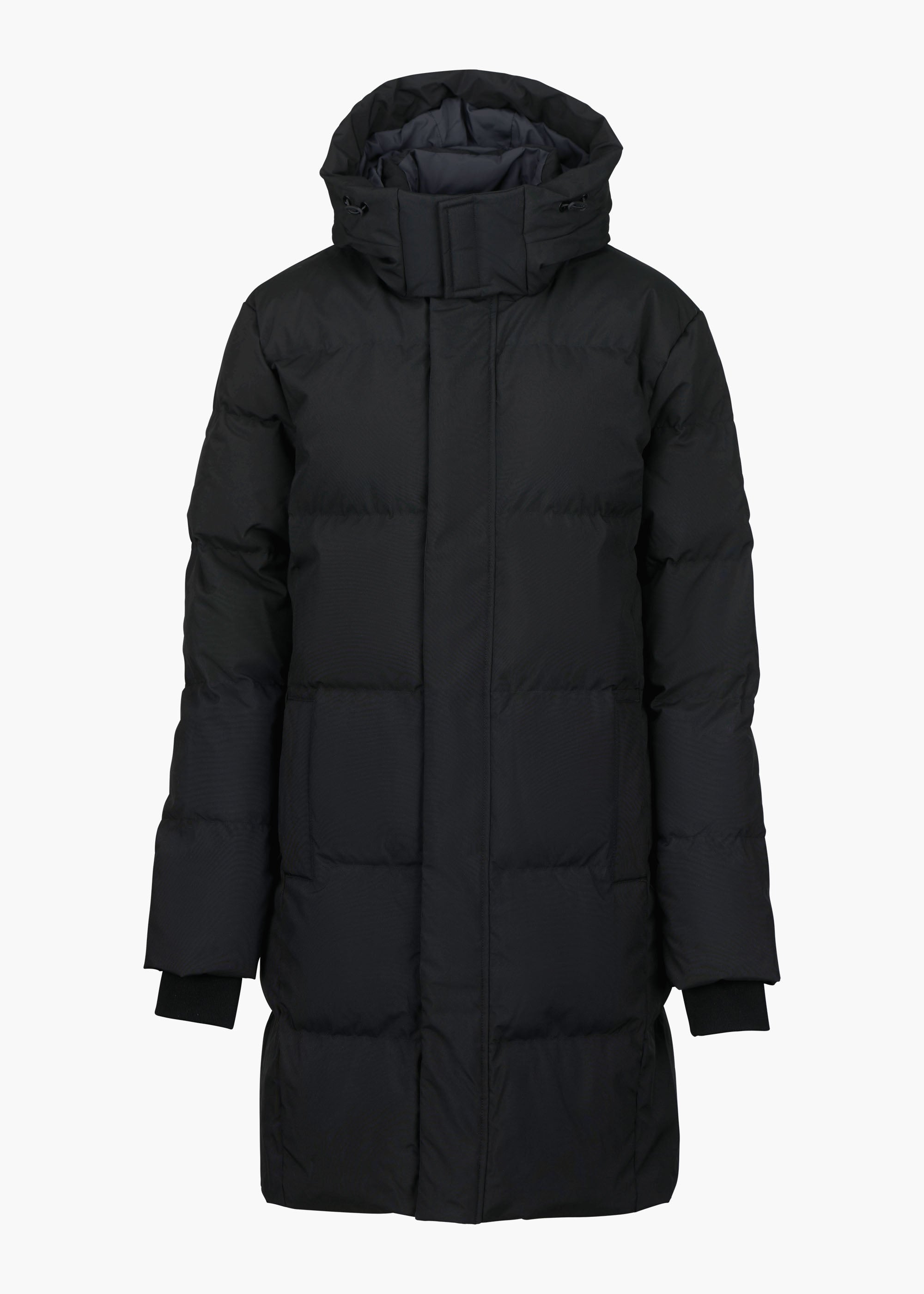 Ullr Down Hoodie Parka - background::white,variant::Black