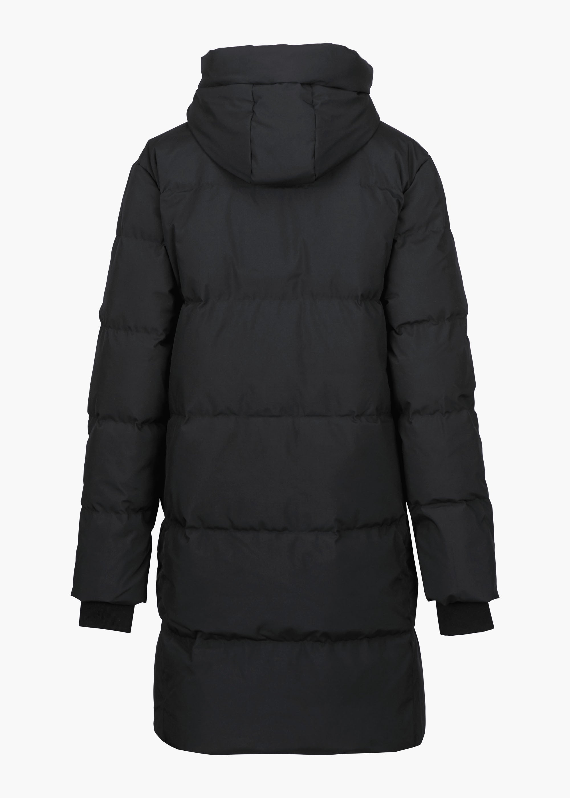Ullr Down Hoodie Parka - background::white,variant::Black
