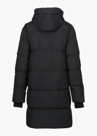Ullr Down Hoodie Parka - background::white,variant::Black