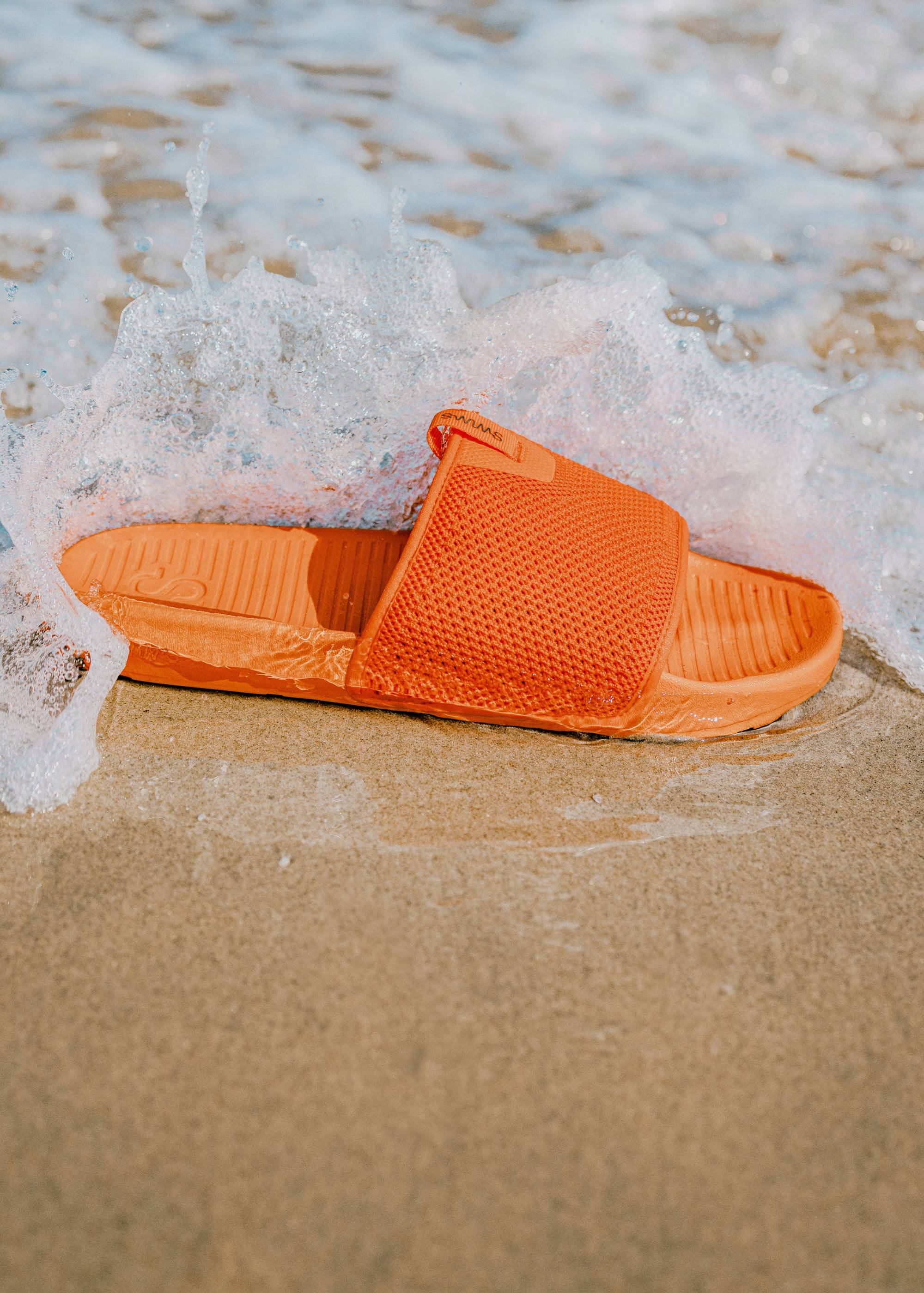 Cabana Slide in Orange - background::white,variant::SWIMS Orange