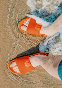 Cabana Slide in Orange - background::white,variant::SWIMS Orange