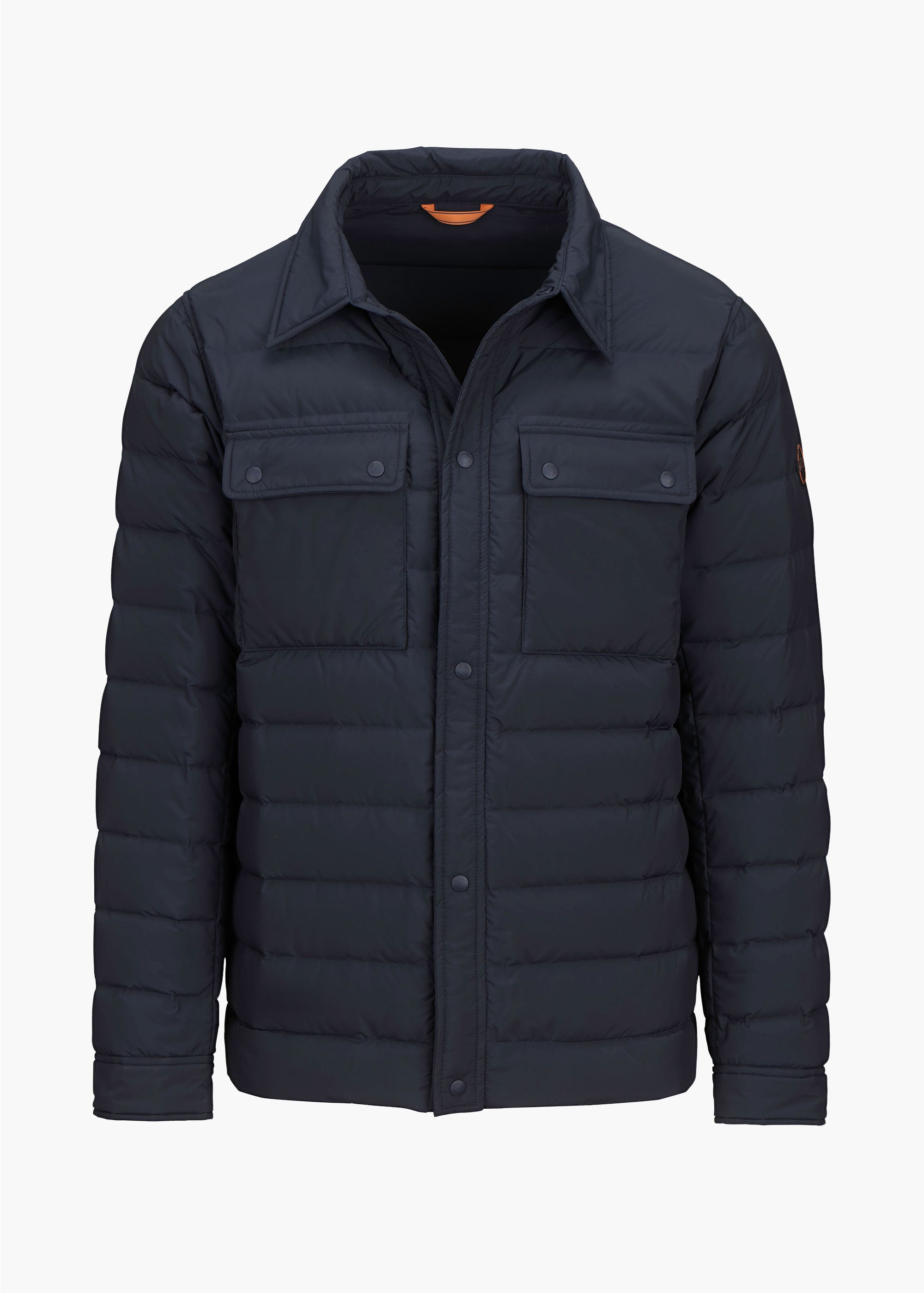 Sapparo Down Shirt - background::white,variant::Midnight