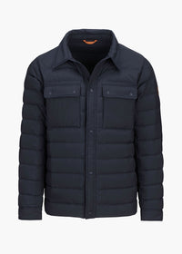 Sapparo Down Shirt - background::white,variant::Midnight