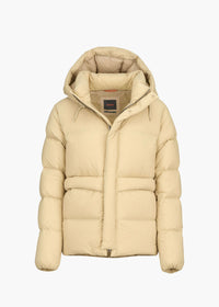 Shiga Down Jacket - background::white,variant::Sand