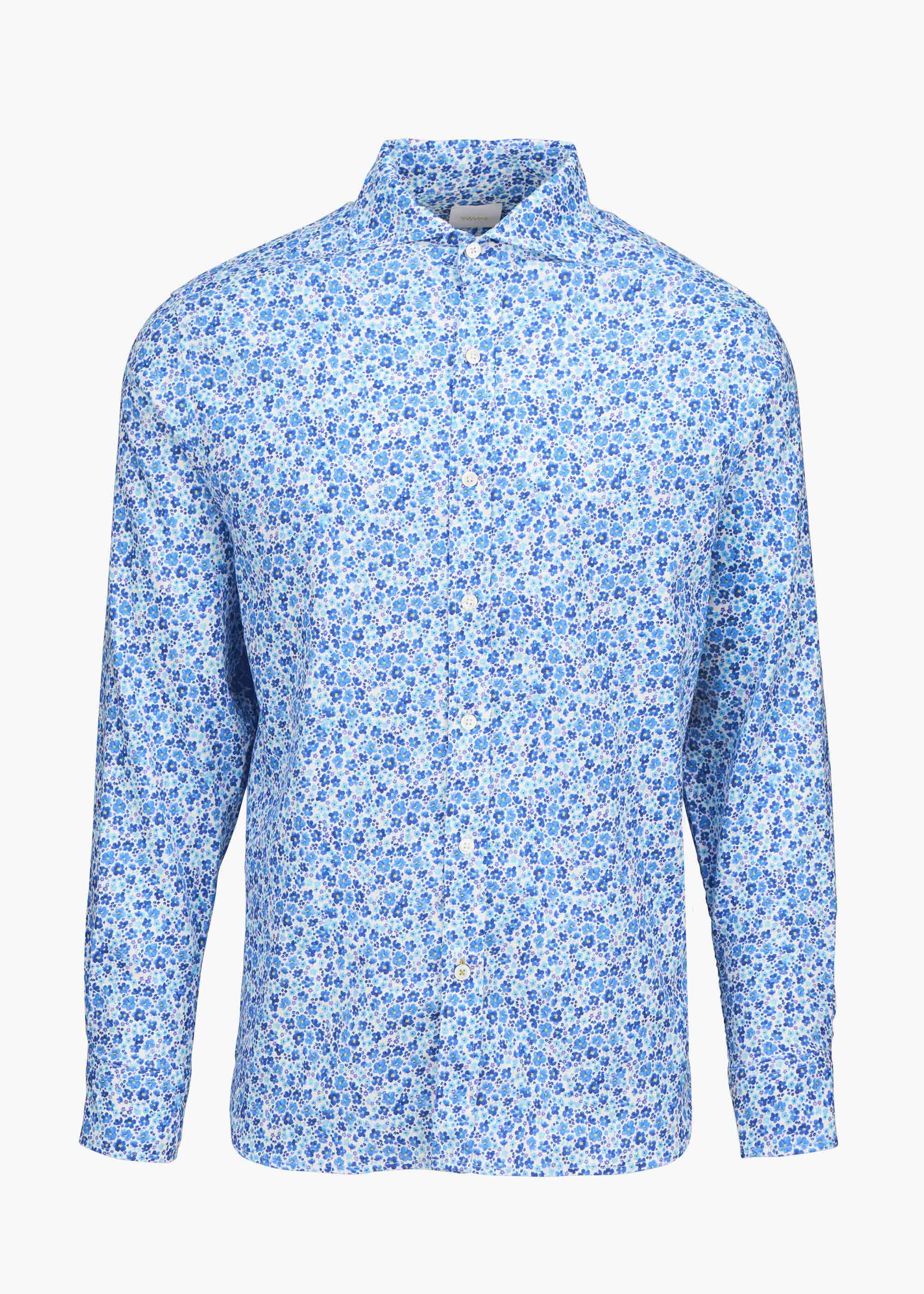 Breeze Linen Shirt - background::white,variant::Blue