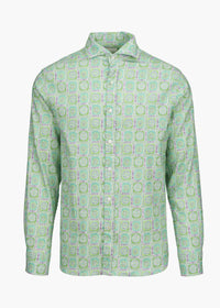 Breeze Linen Shirt - background::white,variant::Seashell