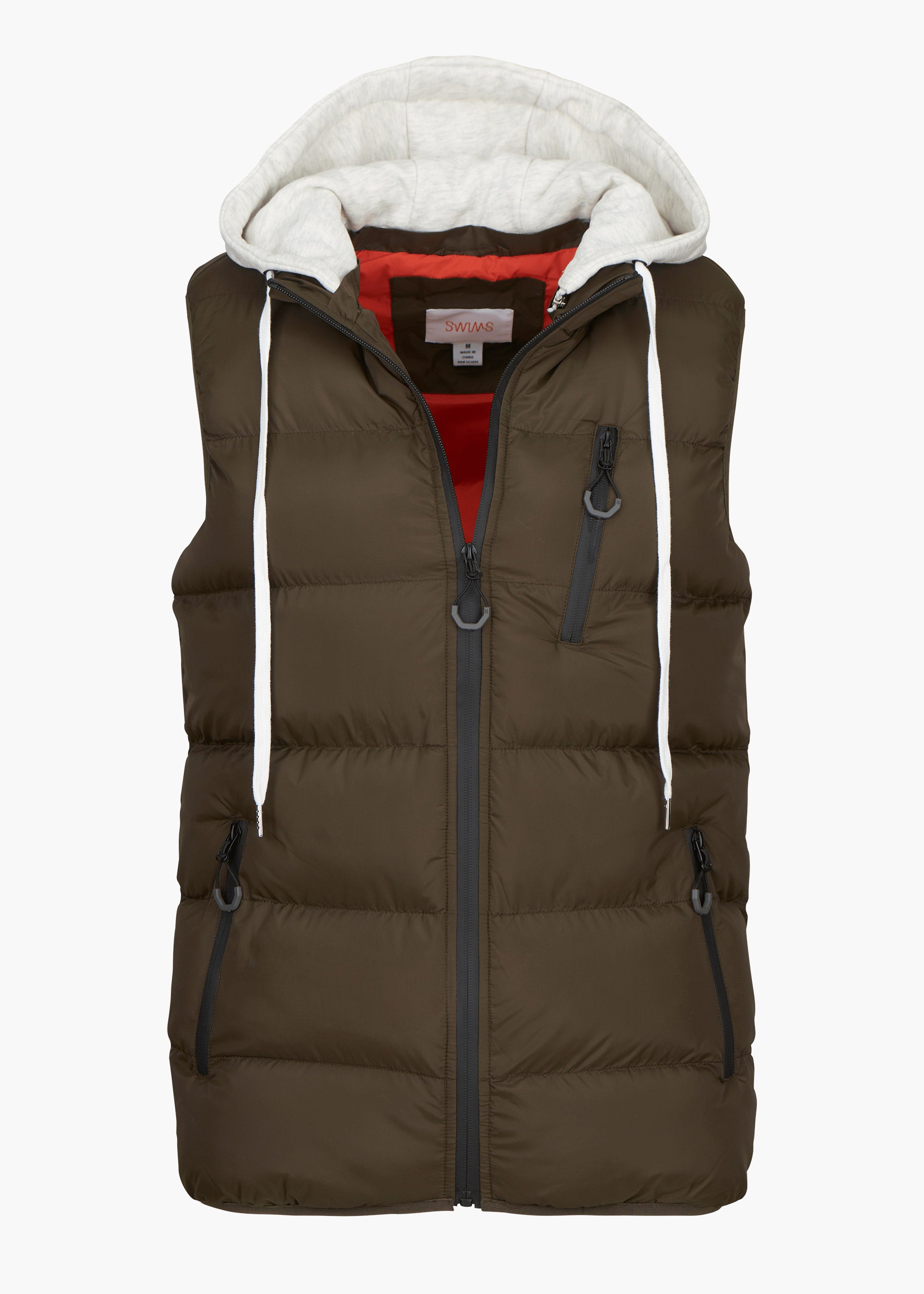 Helg Hoodie Puffer Vest in Brown for Mens SWIMS SWIMS