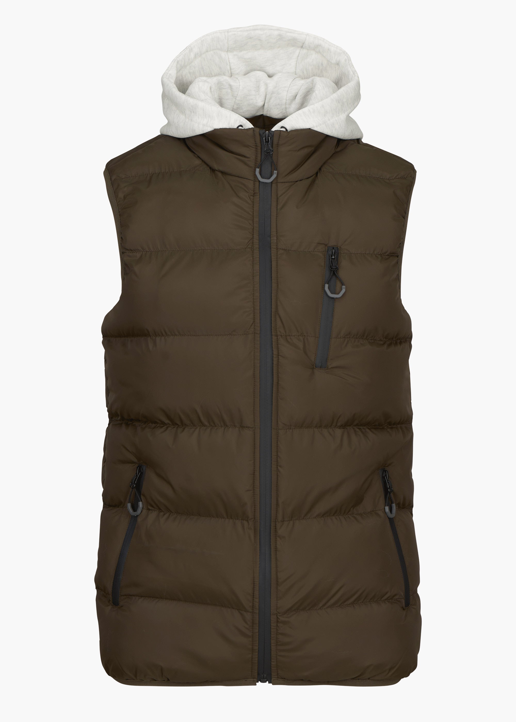 Helg Hoodie Puffer Vest in Brown for Mens SWIMS SWIMS