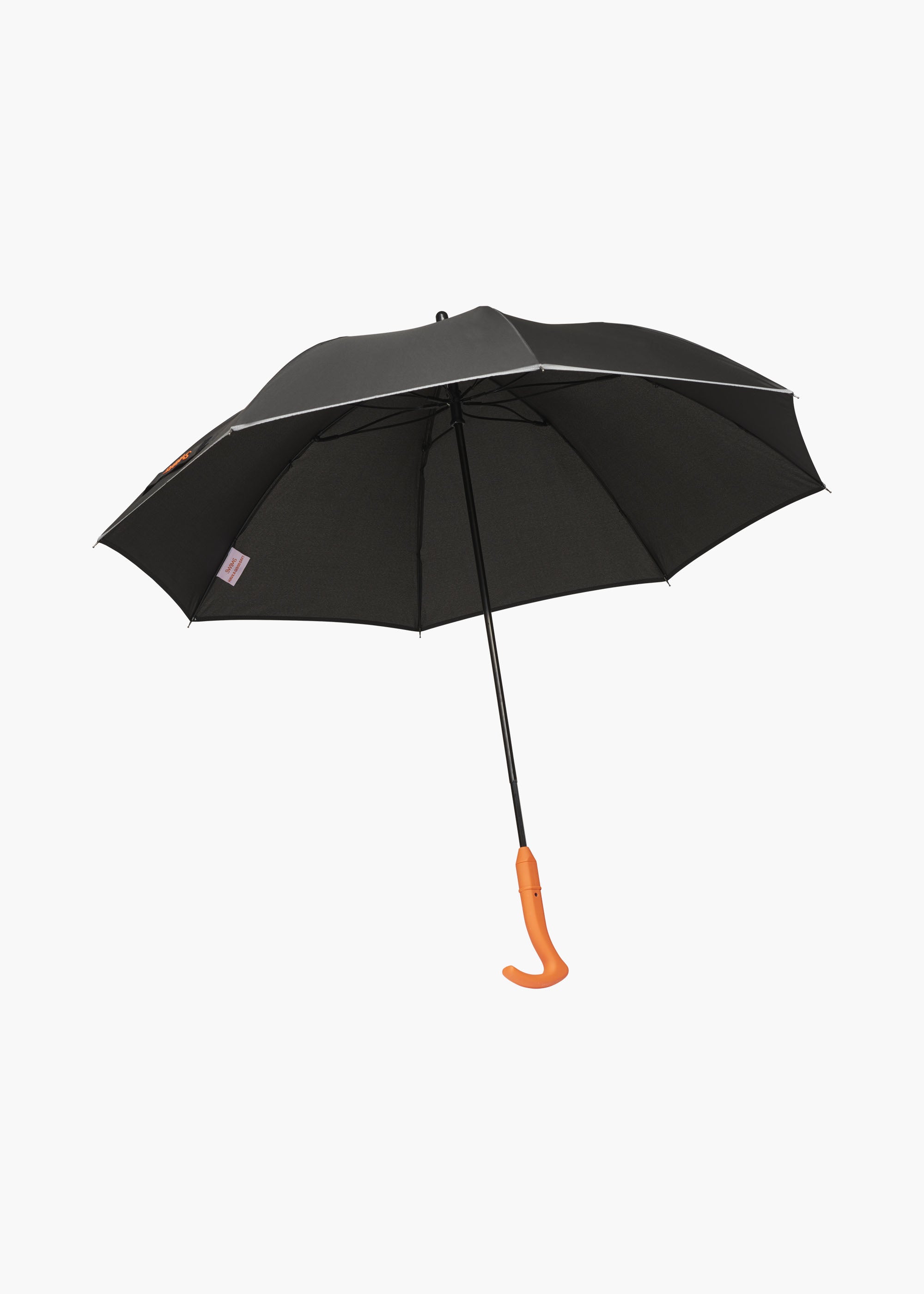 Umbrella Long - background::white,variant::Black/Orange