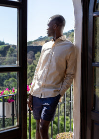 Santorini Sport Shirt - background::white,variant::Mist