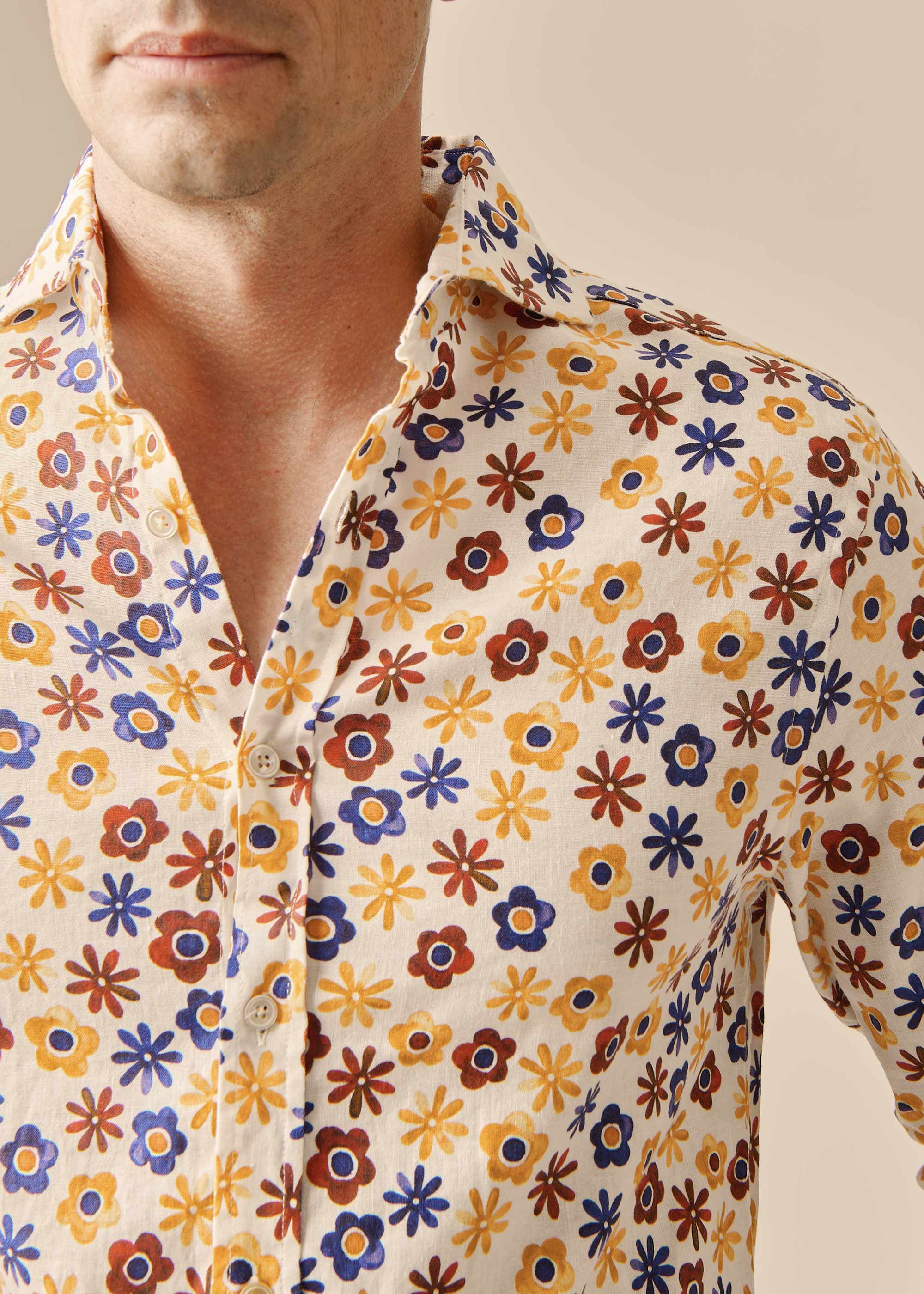 Anthos Sport Shirt - background::white,variant::Anthos White