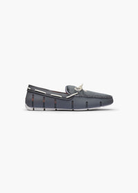 Braided Lace Loafer in Basalt Grey - background::white,variant::Basalt Grey