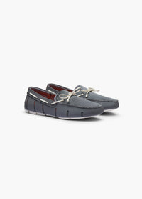 Braided Lace Loafer in Basalt Grey - background::white,variant::Basalt Grey