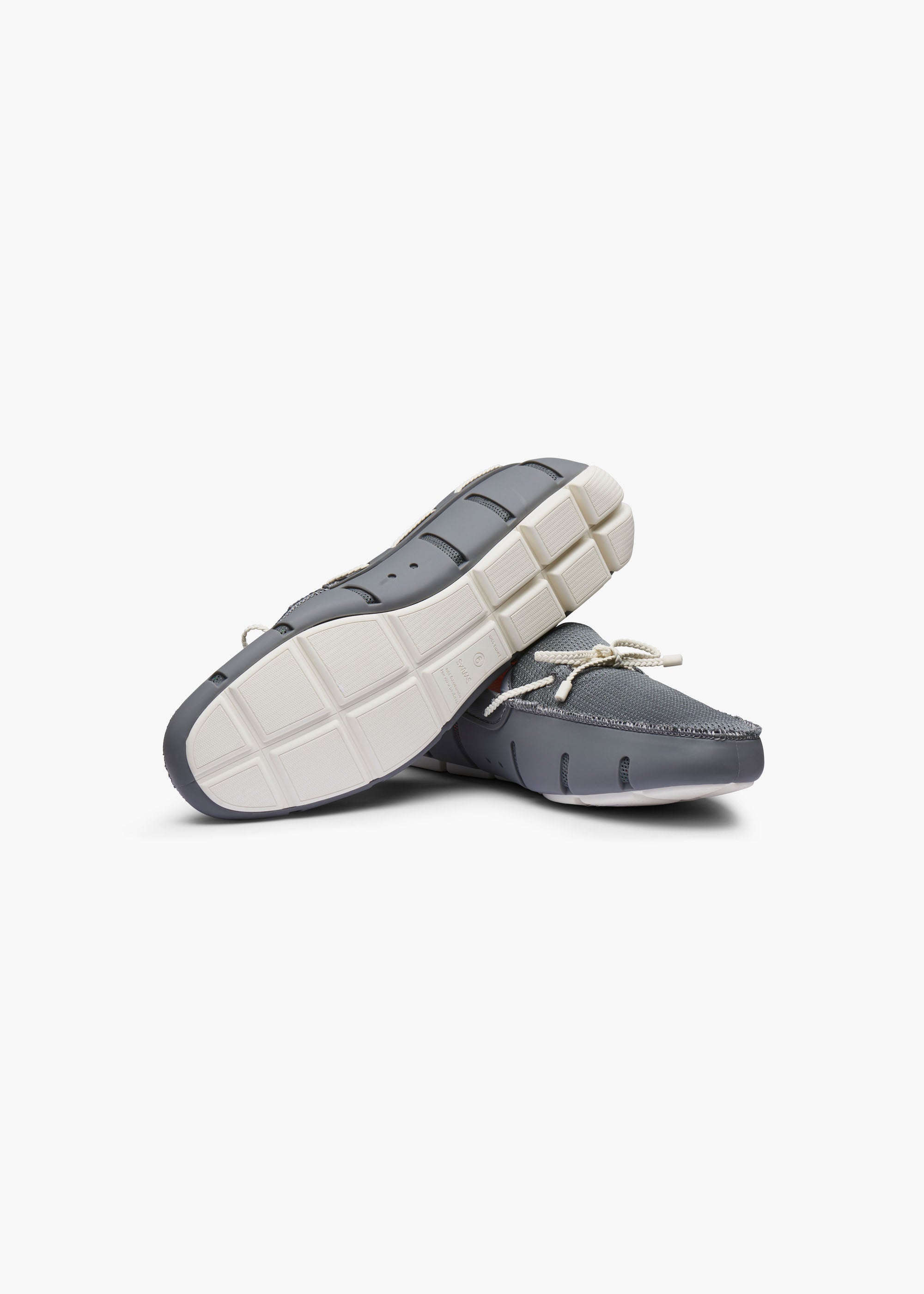 Braided Lace Loafer in Basalt Grey - background::white,variant::Basalt Grey