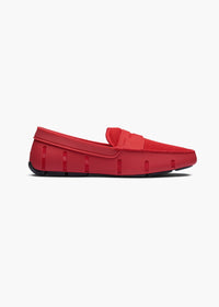 Penny Loafer in Octane Red - background::white,variant::Octane Red
