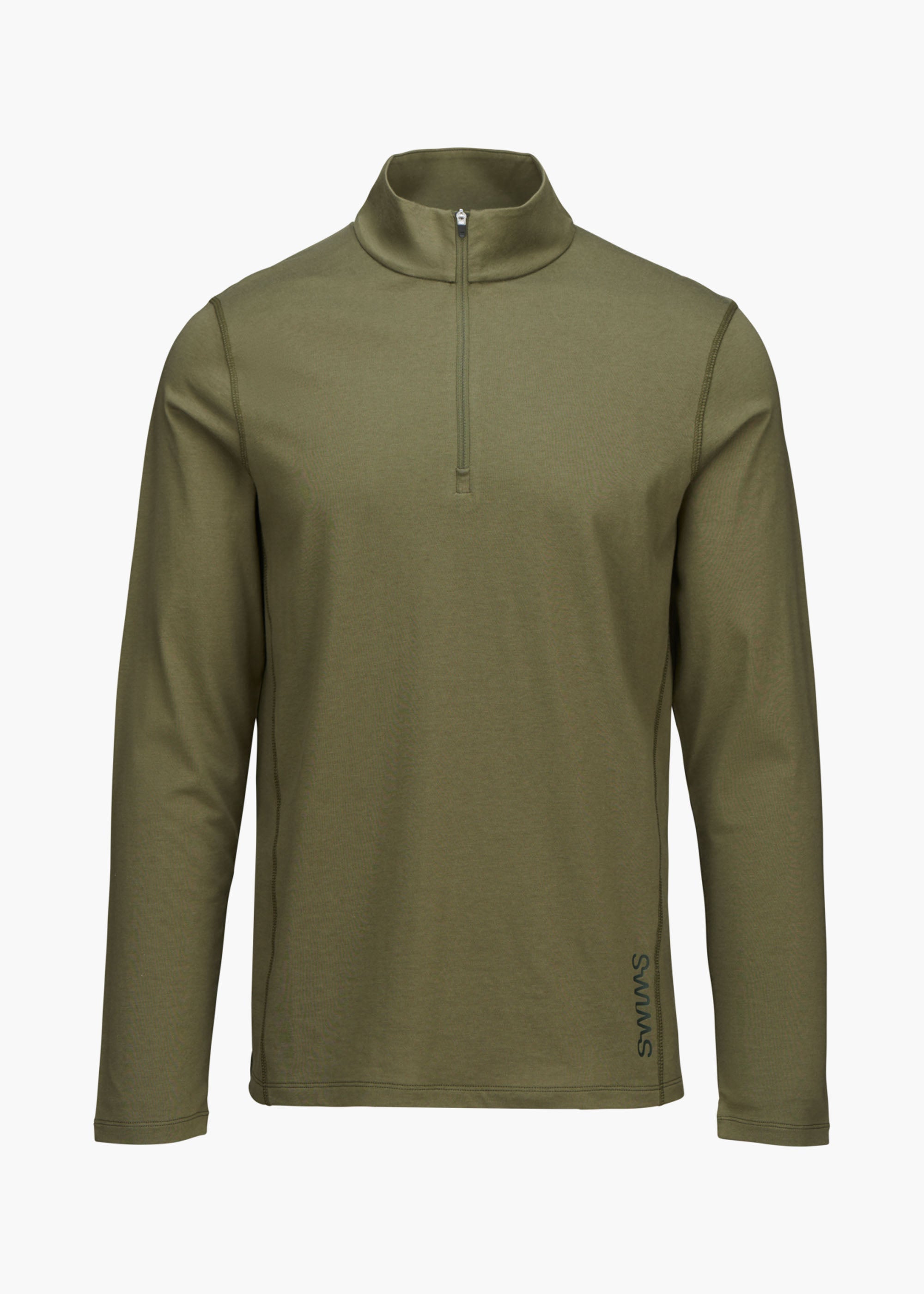 Etna 1/4 Zip Layering Knit in Hickory for Mens | SWIMS | SWIMS