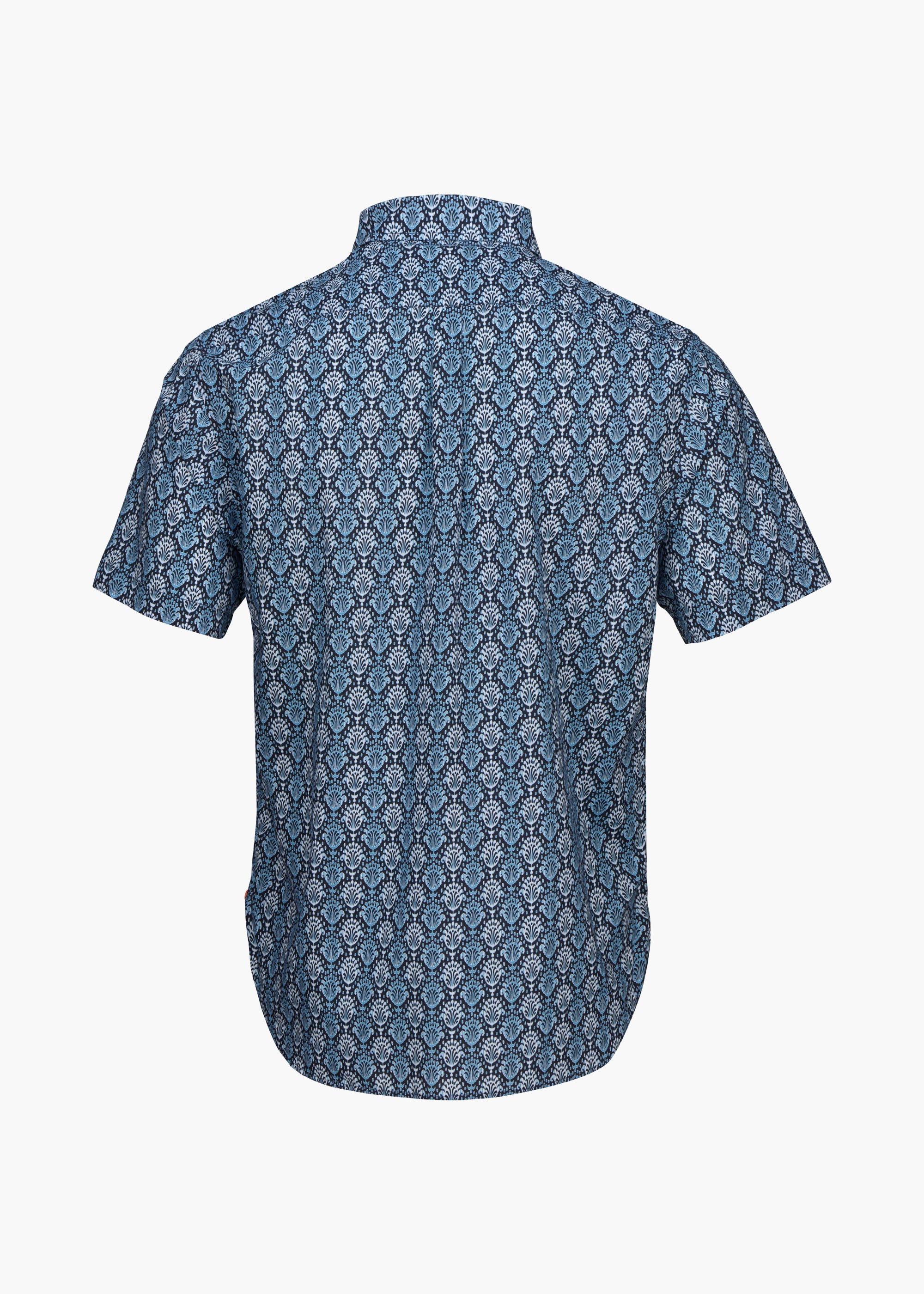 Porto Short Sleeve - background::white,variant::Navy