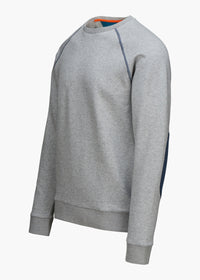 Octola Sweatshirt - background::white,variant::Heather Grey