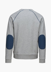 Octola Sweatshirt - background::white,variant::Heather Grey