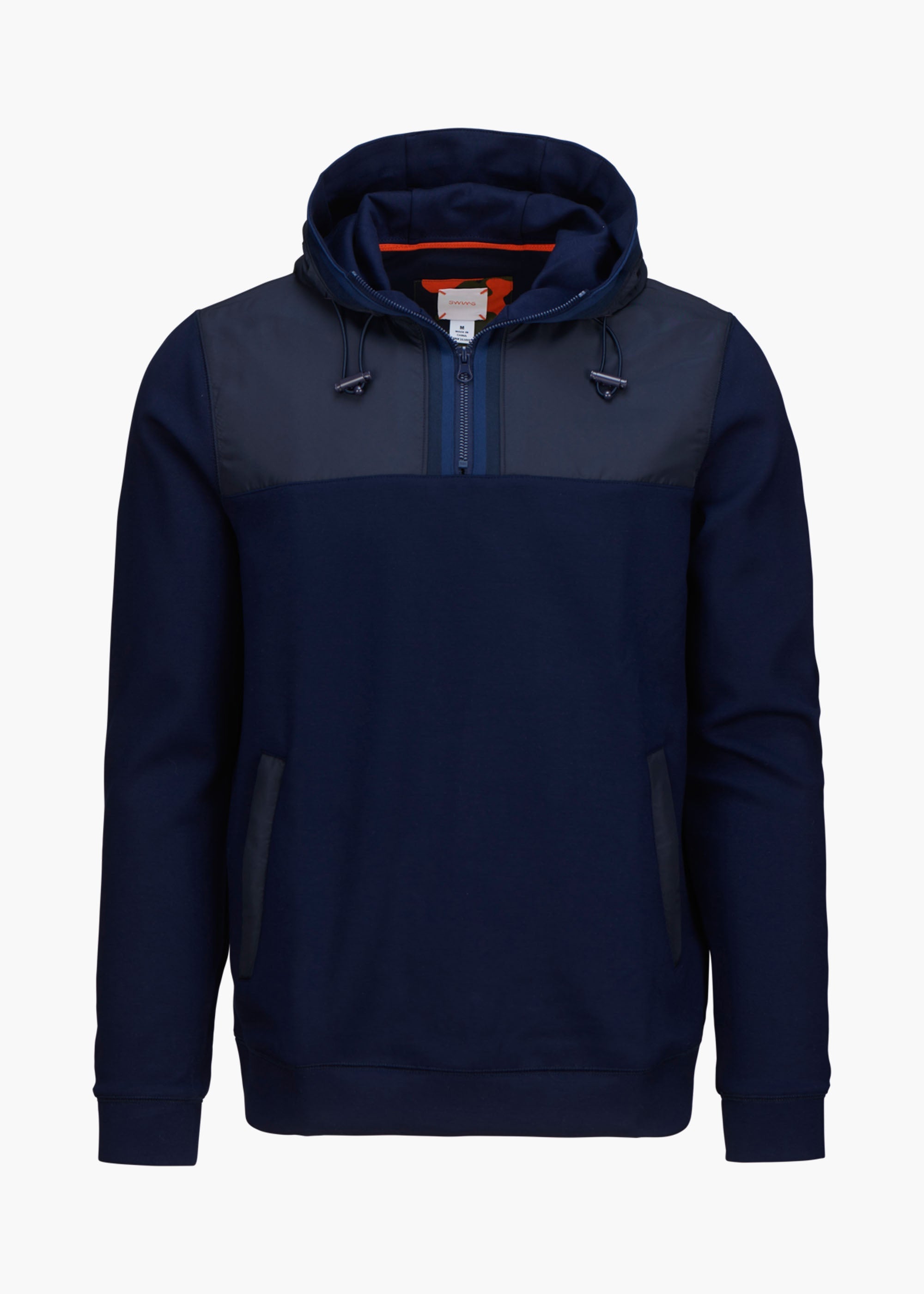 Davos Hoodie - background::white,variant::Navy