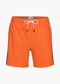 Sol Swim Short (6 ½” inseam) - background::white,variant::Mare Arancia