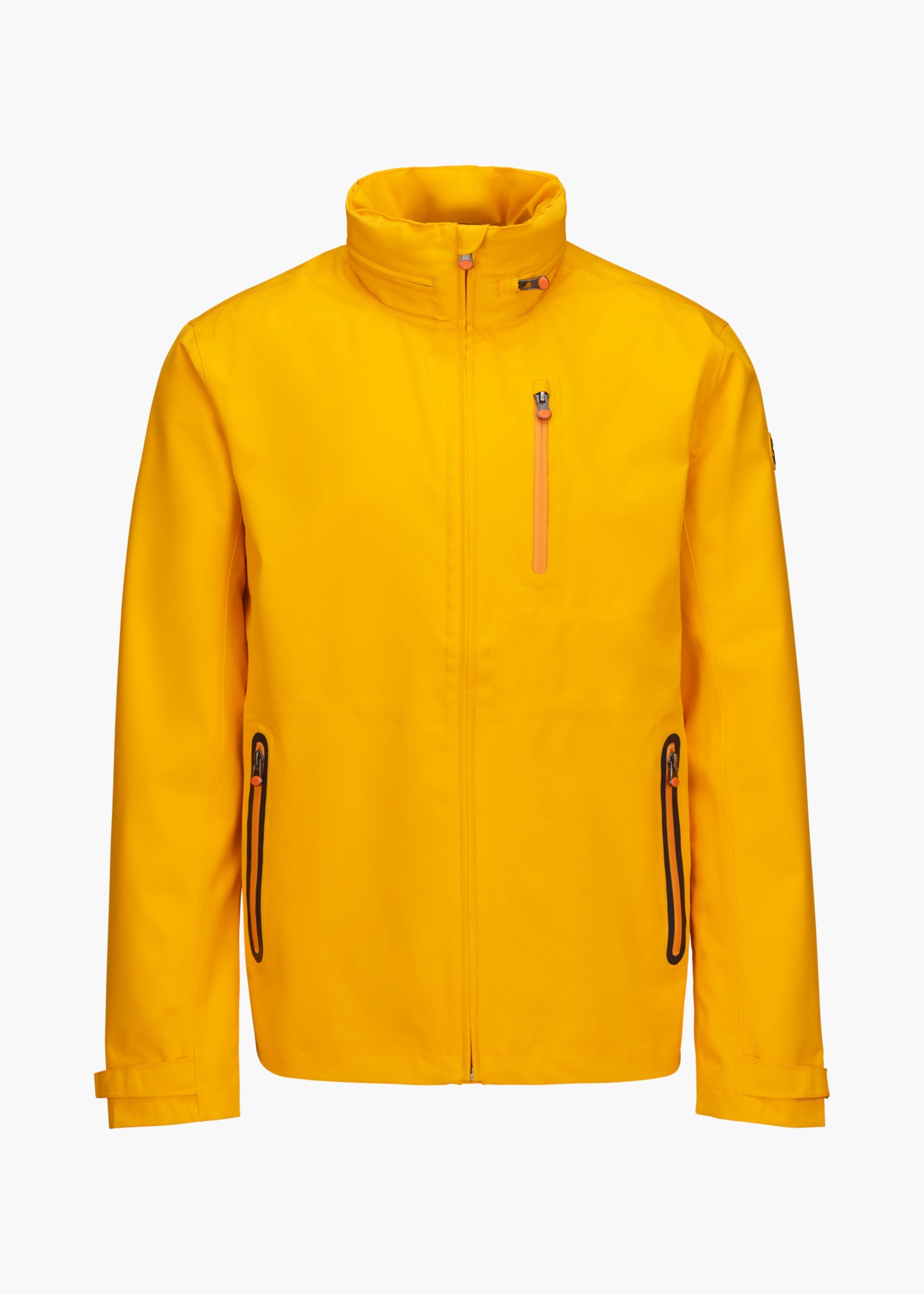 Geneve Rain Jacket - background::white,variant::Saffron