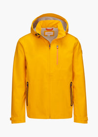 Geneve Rain Jacket - background::white,variant::Saffron