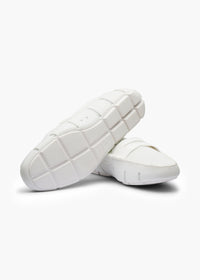 Penny Loafer in White - background::white,variant::White
