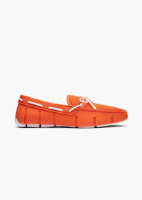 Braided Lace Loafer - background::white,variant::SWIMS Orange/White