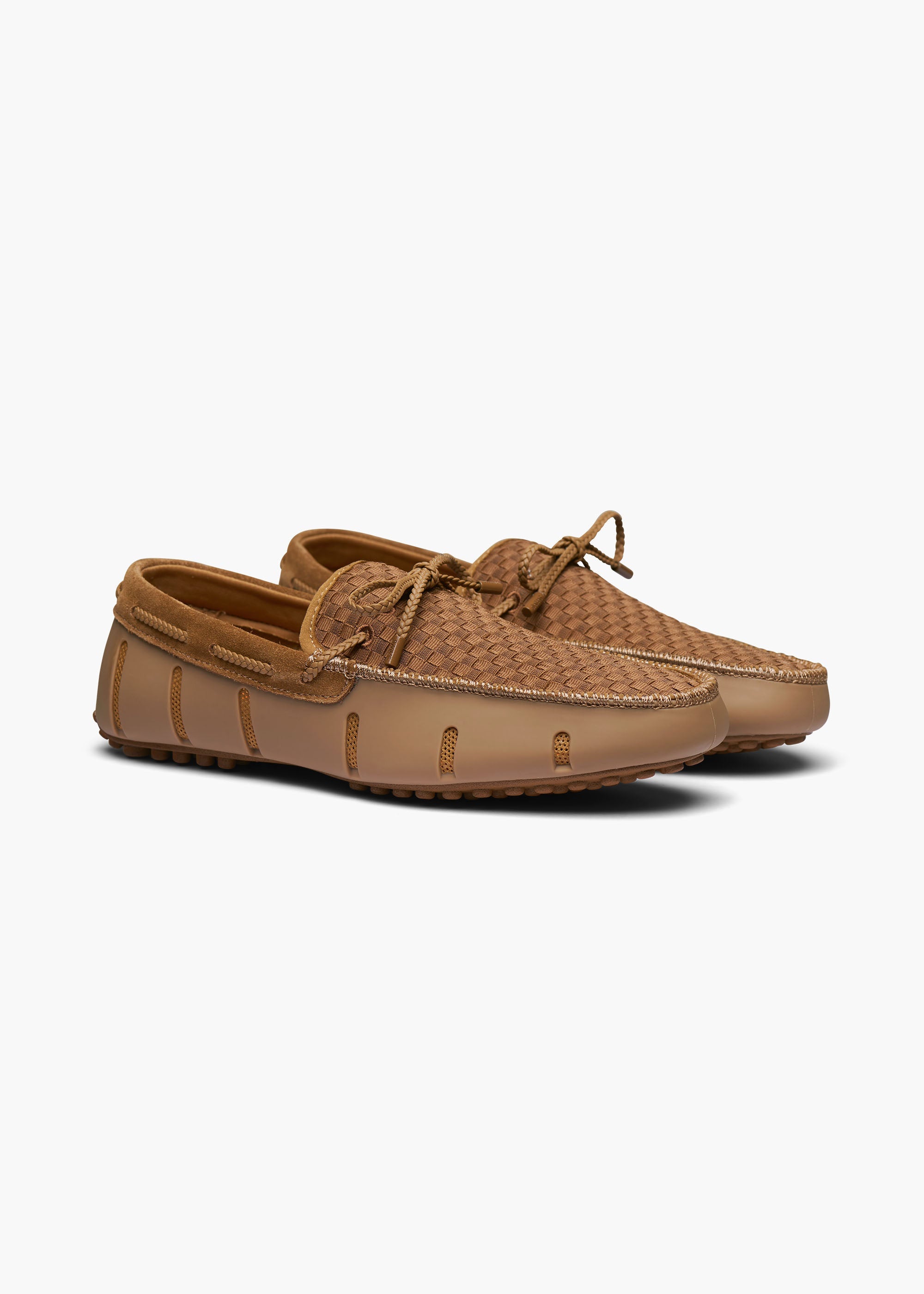 Woven Driver in Nut - background::white,variant::Nut