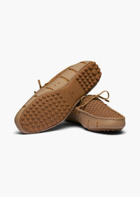 Woven Driver in Nut - background::white,variant::Nut