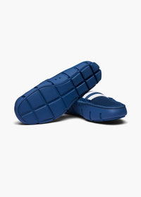 Women's Slide Loafer - background::white,variant::Navy Blue